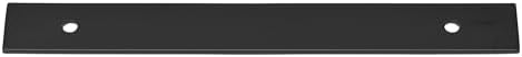 GlideRite 9 Inch Squared Backplate Matte Black 1