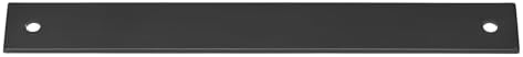 GlideRite 9 Inch Squared Backplate Matte Black