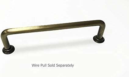 Antique brass back plate for drawers and cabinets