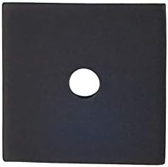 Top Knobs 1-inch Flat Black Knobs 116 Projection