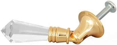 4 Cabinet Pulls Clear Acrylic Drop 34 D Backplate