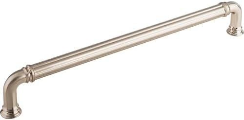 Zest for Your Home Chareau Reeded Center Pulls - 12 Polished Nickel