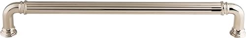 Top Knobs TK328BSN Chareau Collection 18 Reeded Appliance Pull Brushed Satin Nickel