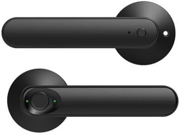 Fingerprint Smart Door Lock with Keyless Entry Black