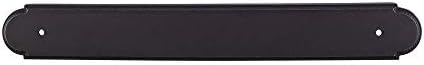 Sturdy Black Pull-Back Cabinet Back Plate
