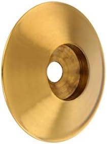 Bright Brass Door Back Plate Set 6-Piece