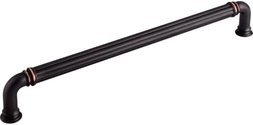 Zest for Your Home Chareau Reeded Center Pulls - 12 Polished Nickel