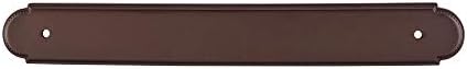 Durable Beaded Back Plate 12 Inch c-c Oil Rubbed Bronze