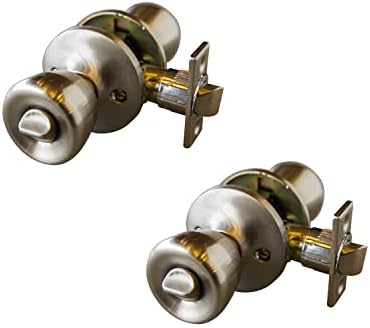 6-Pack Satin Nickel Door Knobs
