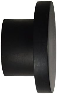 Durable Aluminum Knob Flat Black