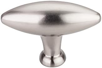 Top Knobs TK381BSN Chareau Collection T Handle Knob Brushed Satin Nickel