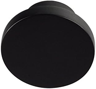 Durable Aluminum Knob Flat Black