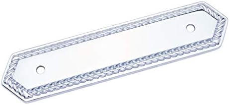 RK International BP 7813 Polished Chrome Rope Pull Backplate