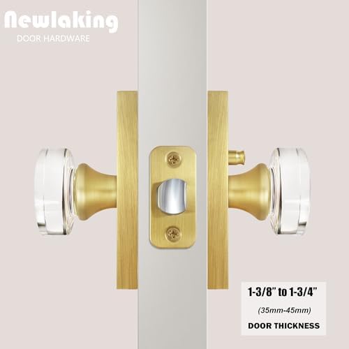 Elegant Privacy Glass Door Knobs