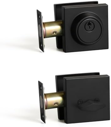 YAGU Modern Square Keyed Deadbolt Lock