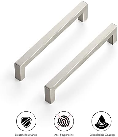 32-Piece Set of Kitchen Cabinet Handles with Brushed Nickel Finish