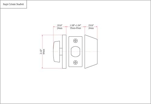 2-Piece Bedford Polished Chrome Entry Knob and Deadbolt Set