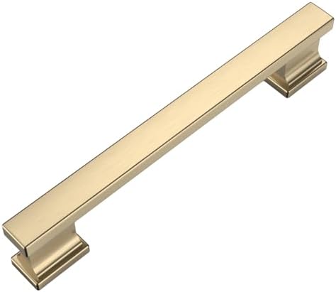 Amerdeco 10 Pack 5 Inch Brass Cabinet Pulls