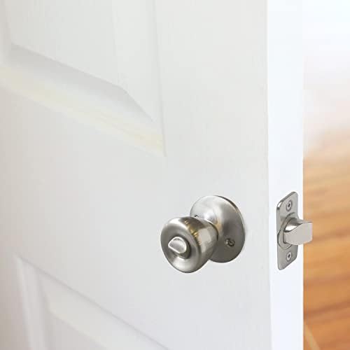 6-Pack Satin Nickel Door Knobs