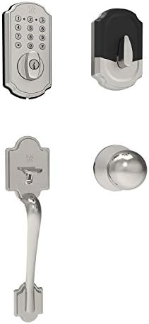 TURBOLOCK Front Door Lock Set with Keypad Thumb-Latch Entry Handle