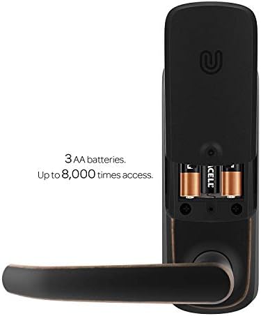 ULTRALOQ Smart Door Lock - Fingerprint Entry Deadbolt Aged Bronze