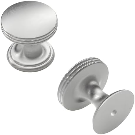 Hickory Hardware American Diner Transition Door Handle Knob Stainless Steel