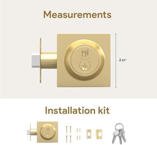 Mega Handles SUANA Deadbolt - Modern Entry Deadbolt Lock