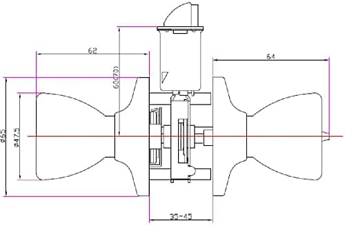 6-Pack Satin Nickel Door Knobs