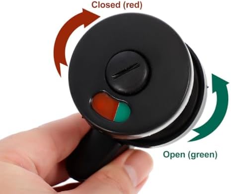 3Pcs Metal Smart Deadbolt with Privacy Lock Indicator
