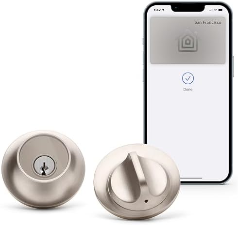Level Lock Deadbolt Ultra-Smart Smart Lock with Apple Home Key Keyless Entry