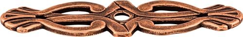Top Knobs M180 Newton cabinet back plate German bronze finish