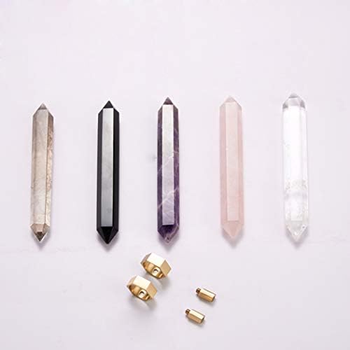 Natural Crystal Door Handle Pink Door Knob