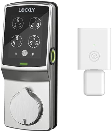 Lockly Secure Plus Deadbolt with Matter Link Wi-Fi Hub