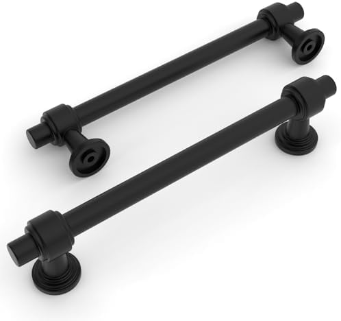 10-Piece Matte Black Cabinet Pulls for itchen Bathroom