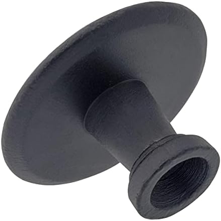Sturdy Durable 8-Pack Flat Black Cabinet Knobs with Sunburst Pattern