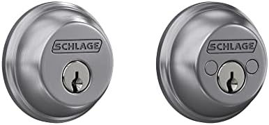 Schlag B62 N 626 Deadbolt Keyed 2 Sides Highest Residential Security Satin Chrome