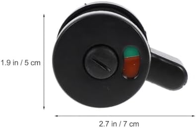 3Pcs Metal Smart Deadbolt with Privacy Lock Indicator