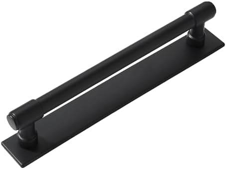 5-Piece Black Cabinet Pull Set