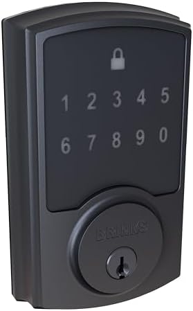 Brinks Keyless Entry Electronic Touchpad Door Lock - Satin Nickel