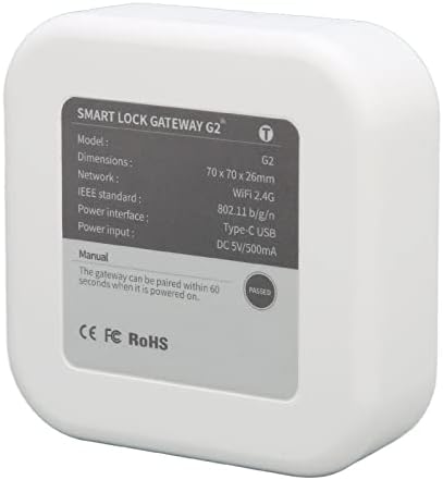 Wireless Smart Gateway for Door Deadbolts
