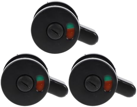 3Pcs Metal Smart Deadbolt with Privacy Lock Indicator