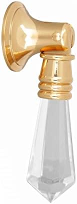 4 Cabinet Pulls Clear Acrylic Drop 34 D Backplate