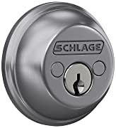 Schlag B62 N 626 Deadbolt Keyed 2 Sides Highest Residential Security Satin Chrome