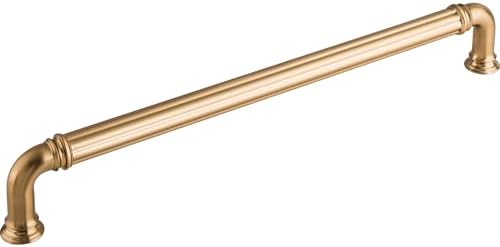 Zest for Your Home Chareau Reeded Center Pulls - 12 Polished Nickel