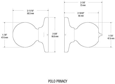 Kwikset Polo Door Knob Set