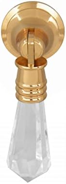4 Cabinet Pulls Clear Acrylic Drop 34 D Backplate