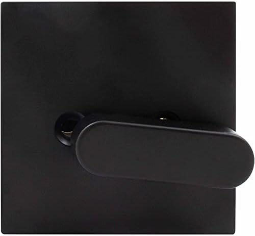 Secure Door Lock Set Matte Black Key-Way Fitting