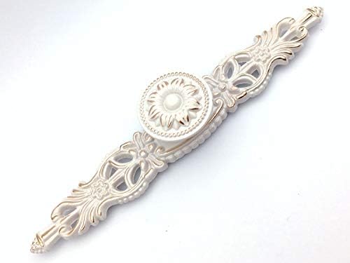 LynnsGraceland Creamy White Drawer Pull Gold-Trimmed Estimate of Your Style