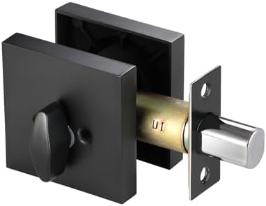 TooCust Square Single Cylinder Deadbolt 2 Pack