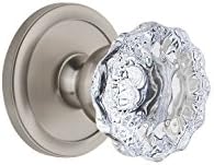 Grandeur Door knob Satin Nickel Luxury Privacy Knob Set